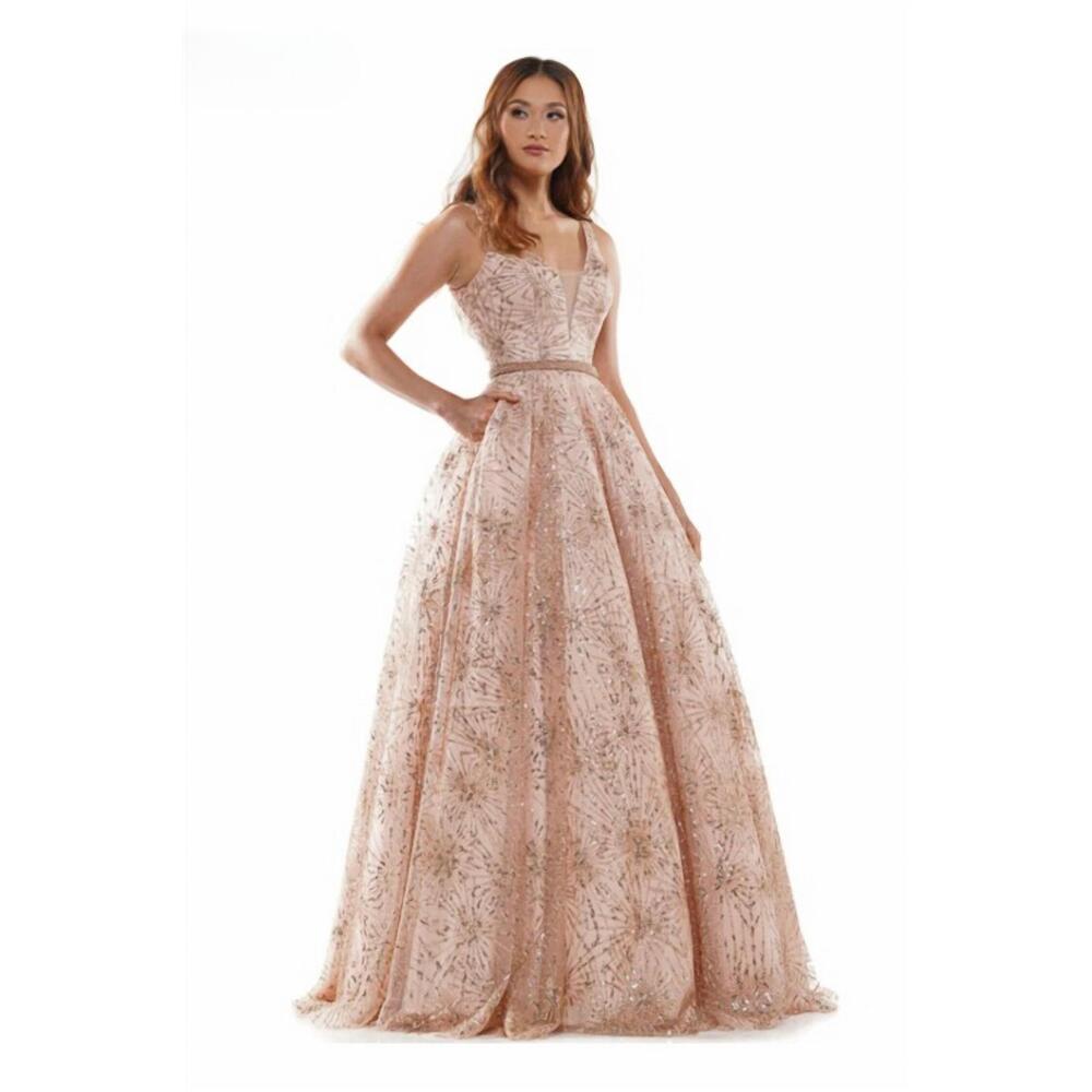 NEW COLORS DRESS all that sparkles ball gown in rose gold